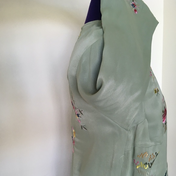 Zara Print Embroidered Fringe Shirt Brand New - Picture 8 of 11